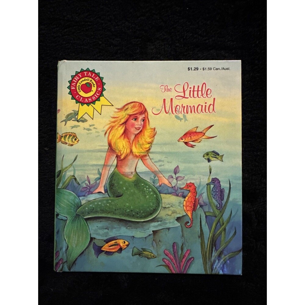 Vintage 1996 The Little Mermaid Fairy Tale Classics Storybook Little Landoll